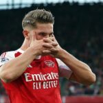 Viktor Gyokeres strelil svoj prvý gól Premier League proti Leedsovi počas domácej kravaty Arsenalu