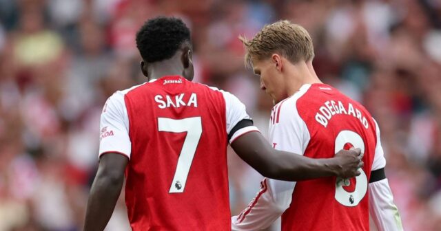 Zbierka získajte aktualizáciu zranenia Bukayo Saka a Martin Odegaard po duálnom vystrašení 

