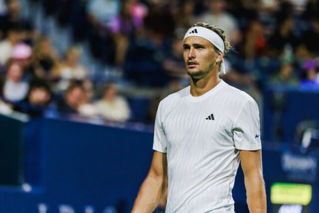 Alexander Zverev na National Bank Open 2025 - Deň 4 - Zdroj: Getty