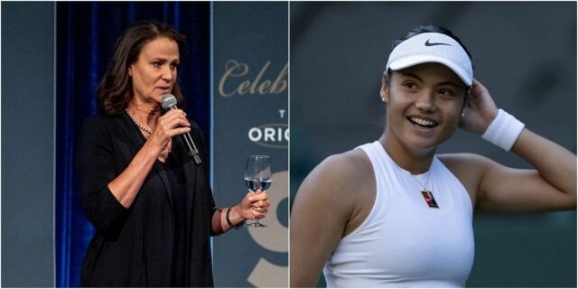 Emma Radacanu na WTA 1000 National Bank Open Open, ktorú predstavil Rogers - Deň 4 - (Zdroj: Getty)