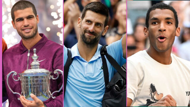 Alcarazov obrovský náskok pred Sinnerom, keď Djokovic obklopuje oblasť, rastie Auger-Aliasme 

