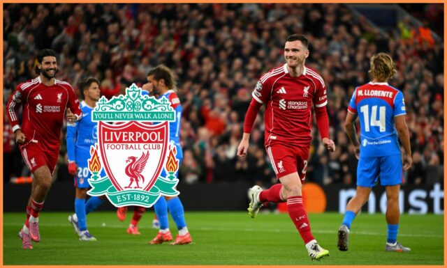 Andrew Robertson vtipy po tom, čo zhromaždil objektív verzus Atletico Madrid 

