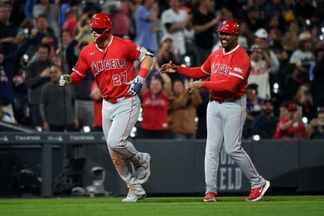 MLB: Los Angeles Angels v Colorado Rockies