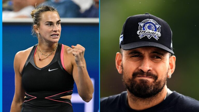 Aryna Sabalenka tvrdí, že určite „vykopne Nicka Kyrgios“ a ** ‚v udalosti v tvár