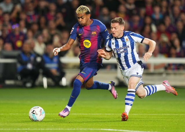 Barcelona 2-1 Aktuálne rebríčky hry Spoločnosť: Lamine Yamal Stars 

