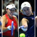 Katie Boulter, Jessica Pegula, Sonay Kartal and Emma Navarro all playing for their country in Billie Jean King Cup