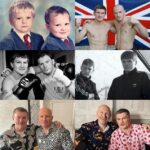 Brat Ricky Hatton Matthew zdieľal túto koláž fotografií páru spolu