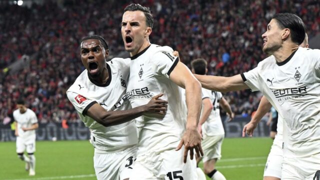 Bundesliga 2025-26: Gladbach Ratings Spočiatku cieľom obdobia vytlačiť remízu s Leverkusenom 

