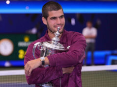 Carlos Alcaraz „On Speed“, aby prekonal Novak Djokovič ako najlepšiu tenisovú kozu Carlos Alcaraz robí tetovanie po otvorenom úspechu Spojených štátov amerických