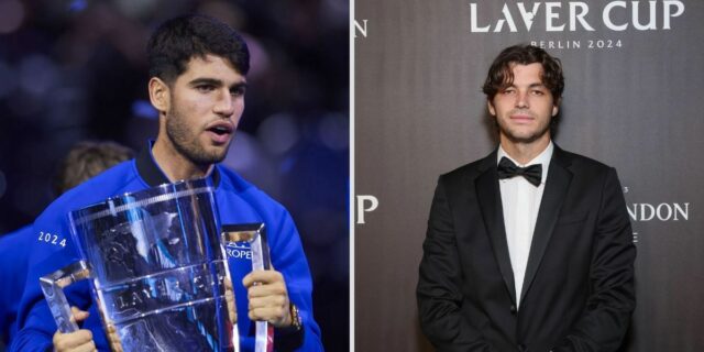Alcaraz na Laver Cup 2024 Berlín - Deň 3 - Zdroj: Getty