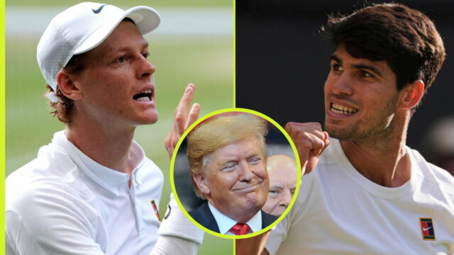 Čo si myslia, že Alcaraz a Sinner sa donúti, že Donald Trump ide do Spojených štátov naposledy 

