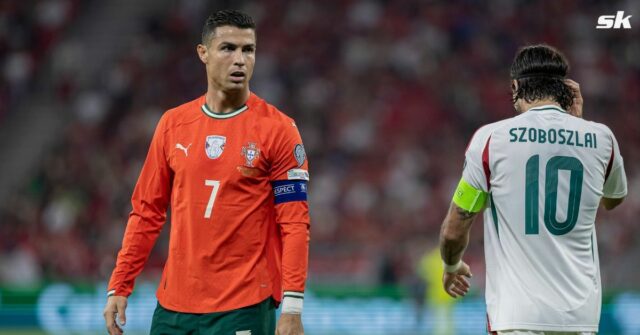 Cristiano Ronaldo zatvára srdečný sľub pre Liverpool celebrity Dominik Szoboszlai po tom, čo Portugalsko porazilo Maďarsko v kvalifikácii WC 

