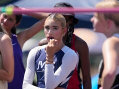 Dámy podali nárok na Golden State o transgender profesionálnom športovcovi v skupine volejbalovej lopty Dámy podali nárok na Golden State o transgender profesionálnom športovcovi v skupine volejbalovej lopty