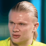 Erling Haaland v akcii pre Man City.