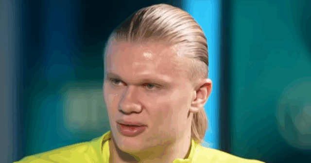 Erling Haaland v akcii pre Man City.