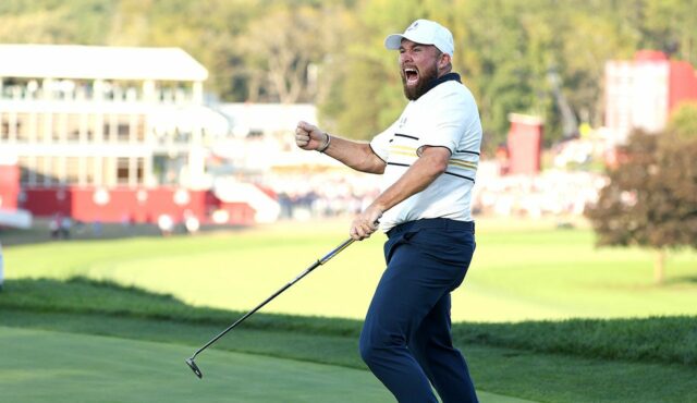 Európa vyhráva 2025 Ryder hrnček za pevnou účinnosťou od Rory McIlroy, Ludvig Aberg 

