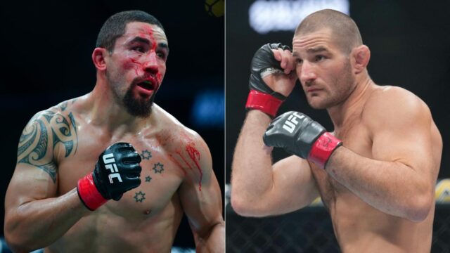 Eyes Robert Whittaker z UFC veľmi začiatkom roku 2026 s Sean Strickland 

