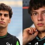 Gabriel Bortoleto Raves v Kimi Antonelli v Azerbajdžanskom praktickom praktizujúcom fp2 FP2