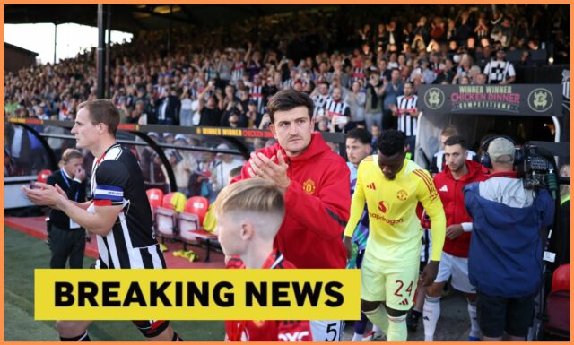 Harry Maguire v akcii pre Man Utd proti Grimsby