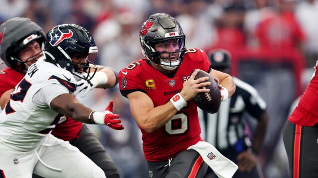 Informácie NFL: Baker Mayfield Celebrity v Bucs 'Sway Texans 

