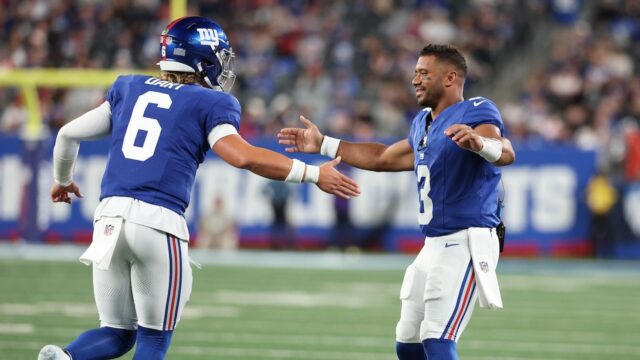 Informácie NFL: Russell Wilson hovorí o kapacite Jaxson Dart 

