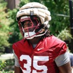 Informácie o futbale univerzity: Florida State Honors Ethan Pritchard počas videohry