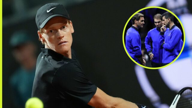 Jannik Sinner „najväčší inštancia“ prispôsobenia od Rafa Nadal, Roger Federer a Novak Djokovic 

