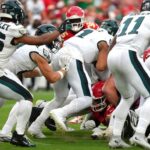 Jordan Mailata na Babble Eagles vyhral kvôli Tush Press - „Trash“