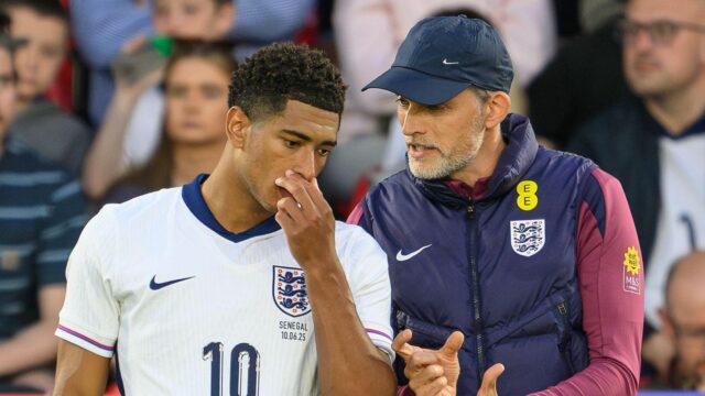 'Jude Bellingham, ktorý sa stretáva s nemilosrdným Anglickom snub' od 'Star-shunning' Thomas Tuchel 

