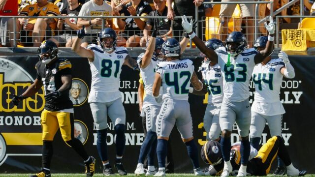 Kaleb Johnson Prvá chyba pomáha Seahawks Down Steelers 

