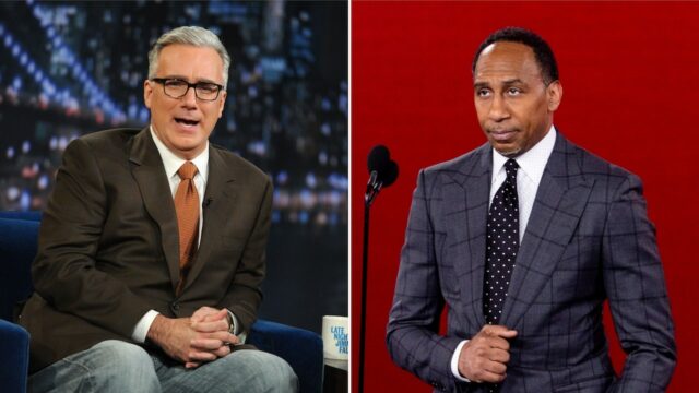 Keith Olbermann volá Stephena A. Smith 'F- Ing Bonehead' pred vyhláseniami Kimmel 

