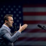 Pamätná služba, ktorá sa konala pre zabitého konzervatívneho aktivistu Charlie Kirk na štadióne State Farm - Zdroj: Getty