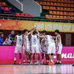 Gilas Pilipinas Youth, trénovaný La Tenorio, počas Fiba do 16 ázijských pohárov.