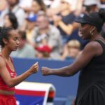 Leylah Fernandez Venus Williams stratí v USA Open Dvojhra štvorhra štvrťfinále