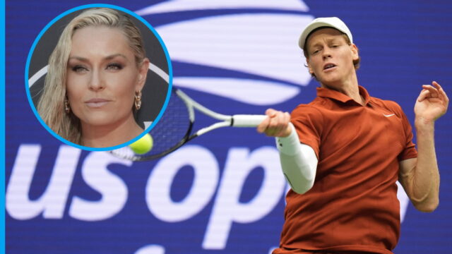 Lindsey Vonn zostala v krabici Jannika Sinner v Spojených štátoch Open 

