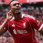 Liverpool midfielder Ryan Gravenberch