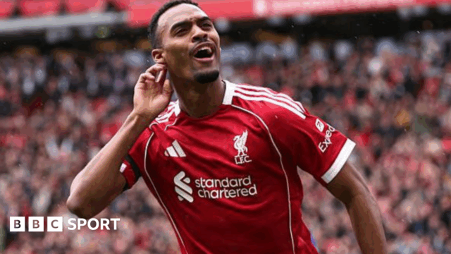 Liverpool midfielder Ryan Gravenberch