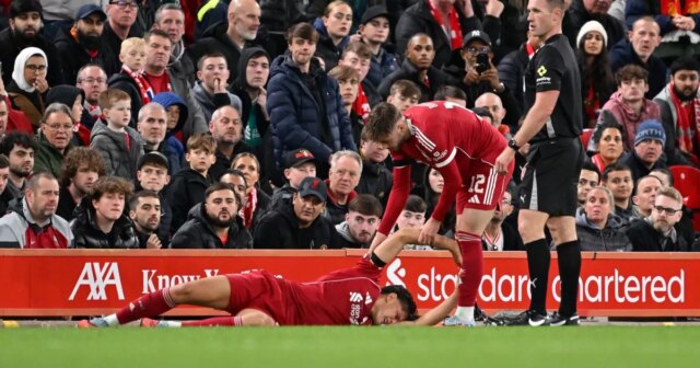 Liverpool poverený minimálnym alternatívam prenosu po zranení Giovanni Leoni. Obrázok