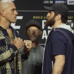 Magomed Ankalaev, Alex Pereira trápne výmeny slov na špecializácii UFC