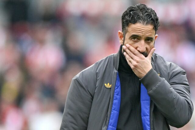 Manchester United umiestnil Gareth Southgate na trojčlenný zoznam, aby zmenil pod ohňom Ruben Amorim 

