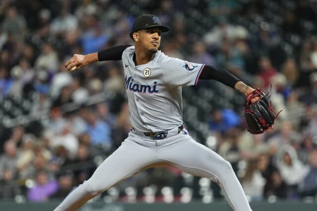 MLB: Miami Marlins v Colorado Rockies