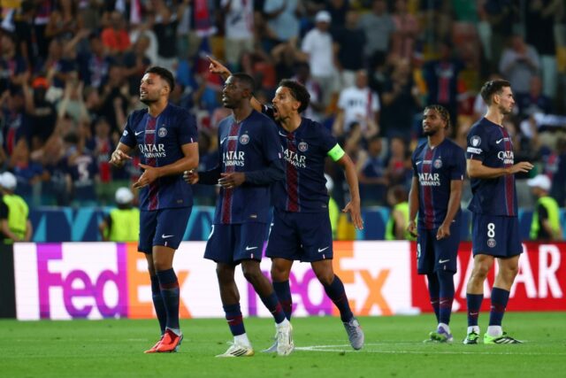 Marquinhos PSG Centre-Back Out Celé týždne, ktoré sú dodržiavané poranením štvorhlavéhops 

