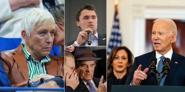 Martina Navratilova vezme vykopanie na Charlie Kirk za jeho rozhovor o Joe Bidenovi, Kamala Harris a nepriateľovi partnera Nancy Pelosi 

