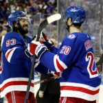 Mika Zibanejad získava 100% jednoduché, pokiaľ ide o Rangers, ktorí obchodujú s blueshirts veterinárny lekár Chris Kreider