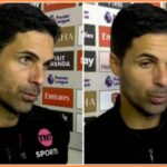 Eberechi Eze v akcii pre Arsenal proti Nottinghamskému lesu na štadióne Emirates