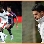 William Saliba v akcii pre Arsenal vs Brentford