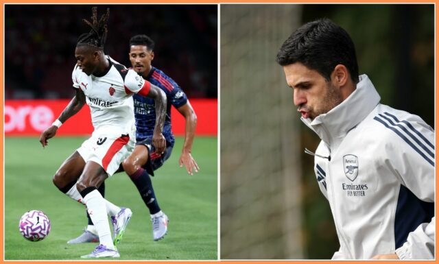 William Saliba v akcii pre Arsenal vs Brentford