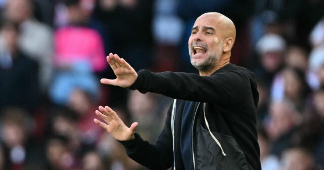 Mimoriadna Pep Guardiola STAT hovorí množstvá po tom, čo sa mužský mestský štrajk neskoro Arsenal olovo 

