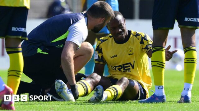 Munashe Sundire is injured