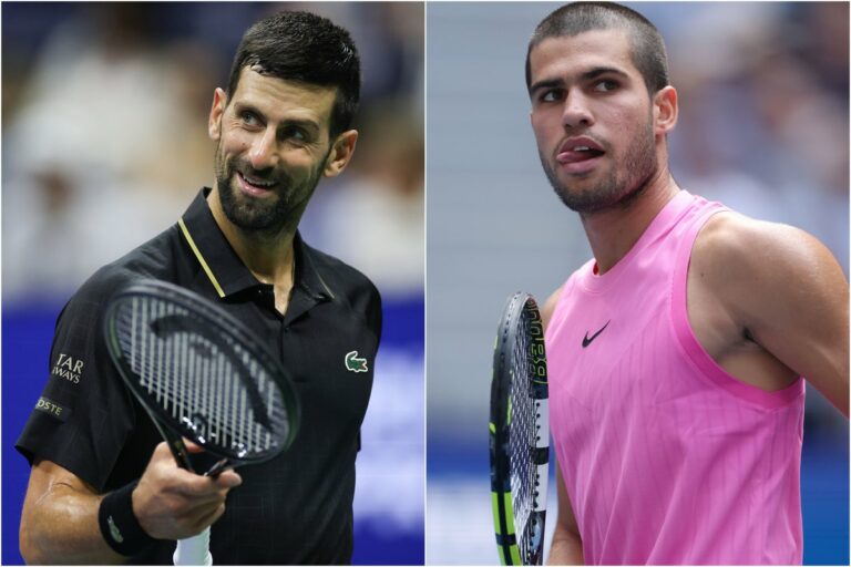 NOVAK DJOKOVIC proti Carlos Alcaraz Začiatok času: Kedy je Spojené štáty otvorené semifinále?